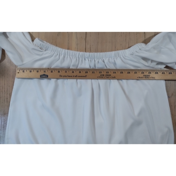 French Connection white flowy full top - Picture 8 of 11